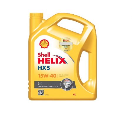 Aceite Shell Helix HX5 15W40 SN 4LTS EX. 3/CS