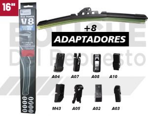 Plumilla 16 Limpiaparabrisas Blade 8Ax1pc V8