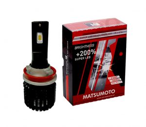 Ampolleta 12V H11/H8/H9 LED 12000LM L24 Matsumoto