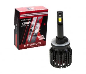 Ampolleta 12V 881 L22 Led 6000Lm KIT Matsumoto