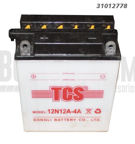 Bateria Moto TCS 12N12A-4-1 12 Amp