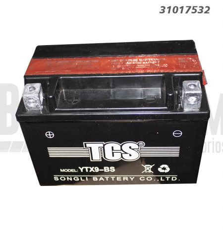 Bateria Moto TCS YTX9-BS 8AMP