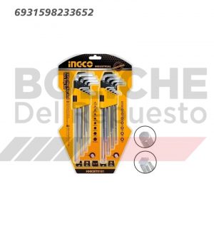 Juego Llave Allen Torx 18 Pza YAX018 Uyustool