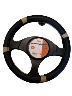 Cubre Volante Negro Blanco Tirol T28204