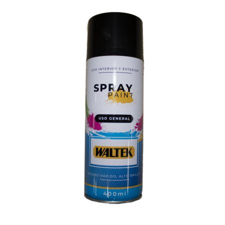 ESMALTE EN AEROSOL 350ML 701 NEGRO WALTEX