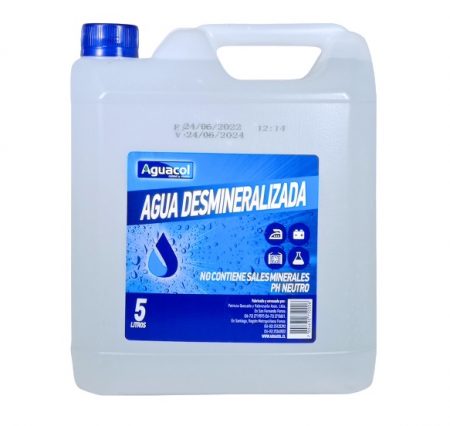 Agua Destilada 5 Lts Aguacol