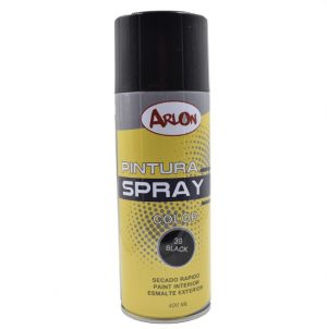 Pintura Spray Negro 400ml Arlon